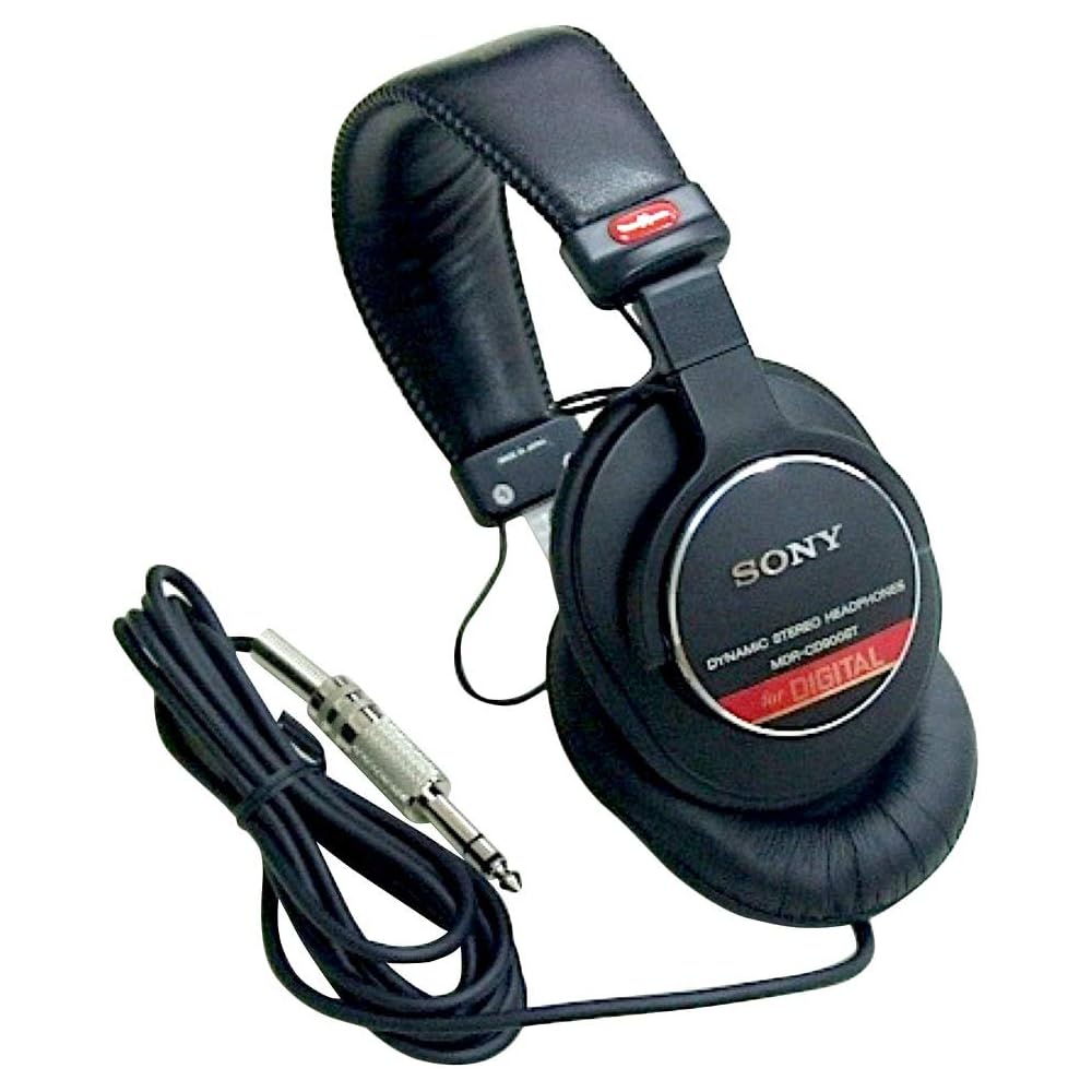 Sony MDR-CD900ST Closed-Back Studio Monitor Headphones Black