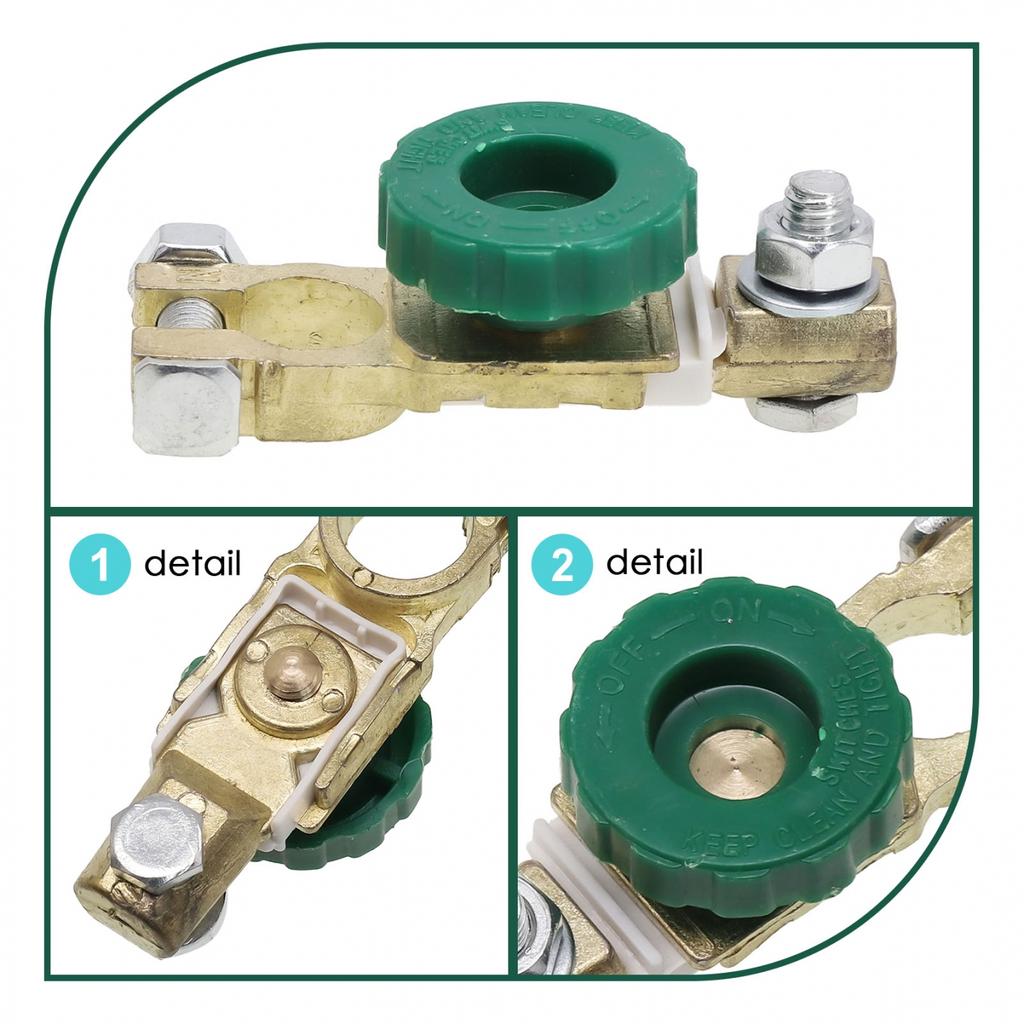Uygulama Akü Bağlantı Kesme İzolatörü Kesme Anahtarı Özelliği