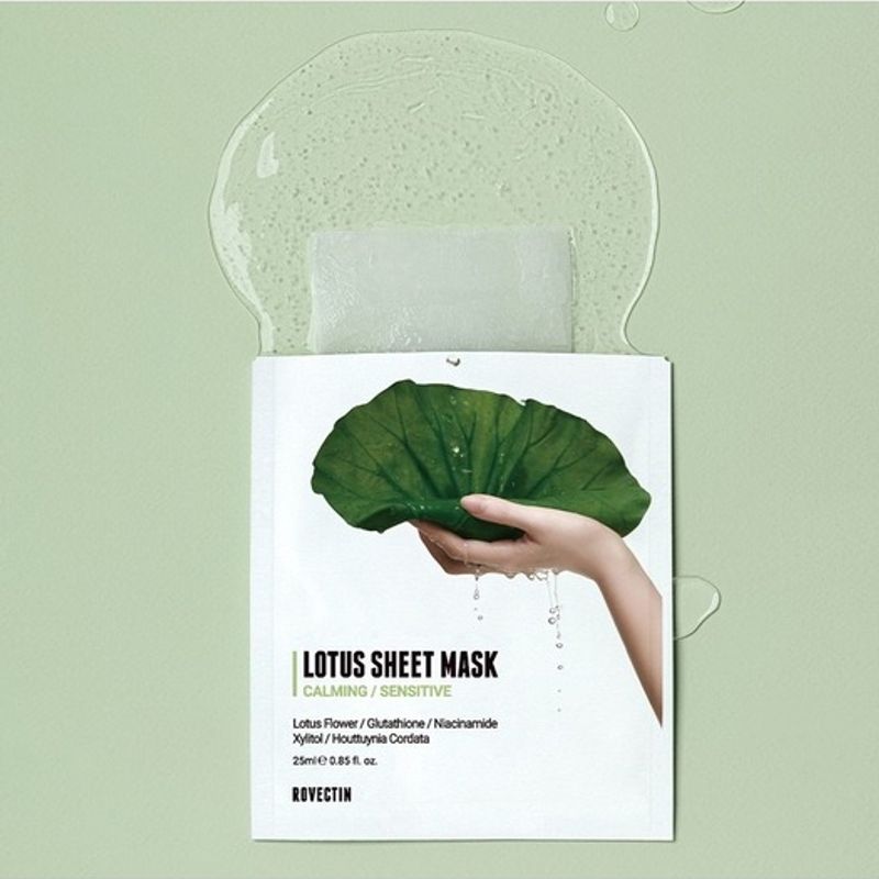 Rovectin Calming Lotus Water Mask (5 sheets)