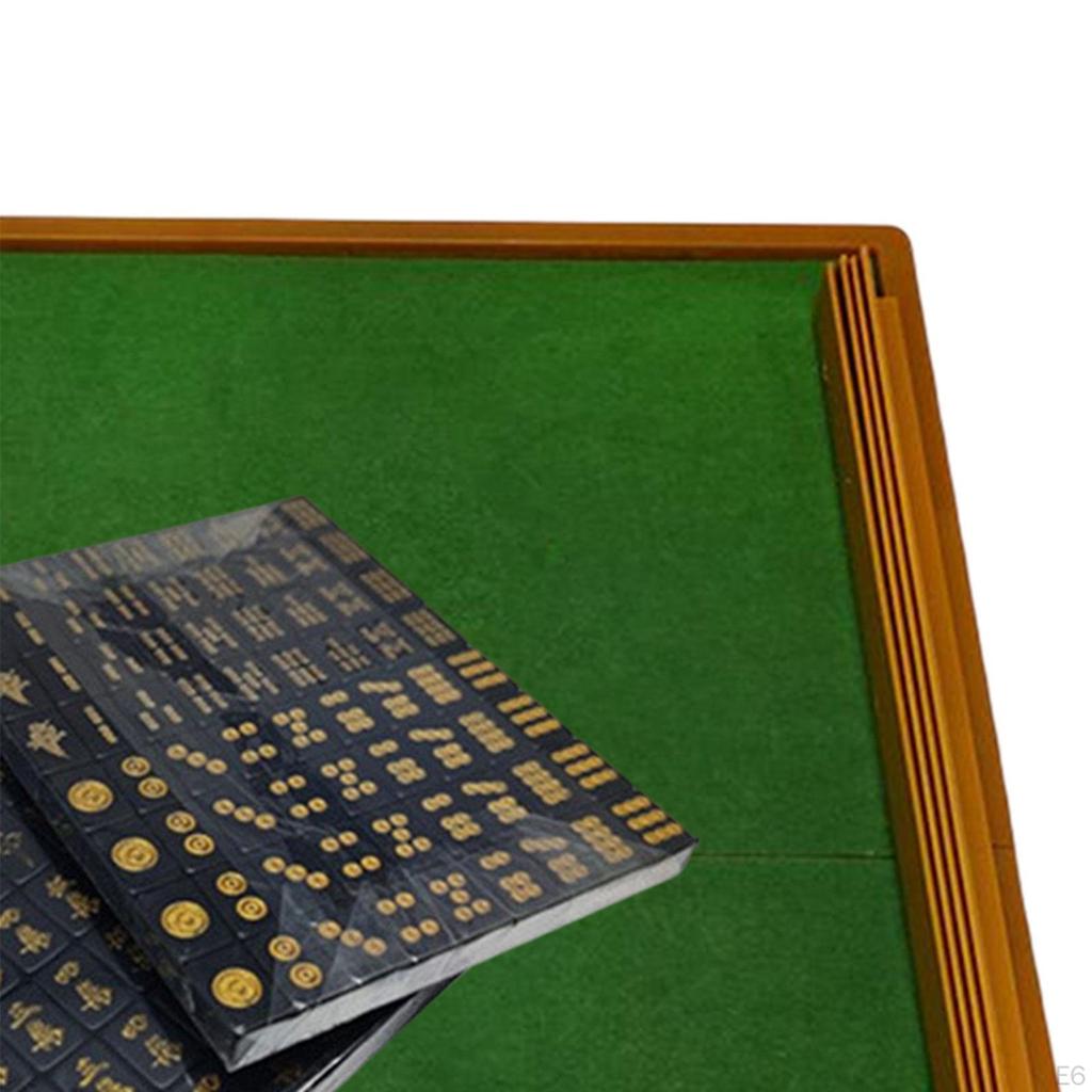 144 Mahjong Pieces, Portable Play Set, Chinese Version of The Game, Mini Set with