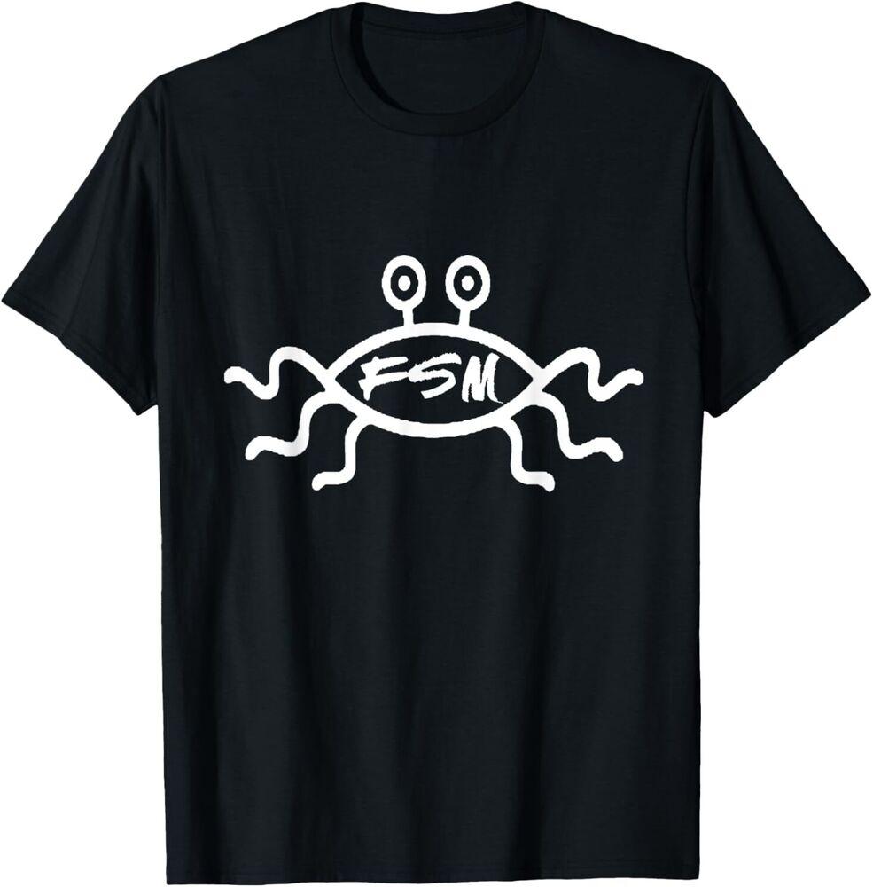 NEW LIMITED FSM Flying Spaghetti Monster Afterlife Pastafaria T-Shirt Unisex T-Shirt M