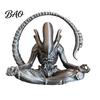Alien Toy for Collectors 3D Printed Figurine, Zen Meditation Detailed Model Desktop Ornament, Collectible Sculptures Sci-fi Fans Collection-level Art