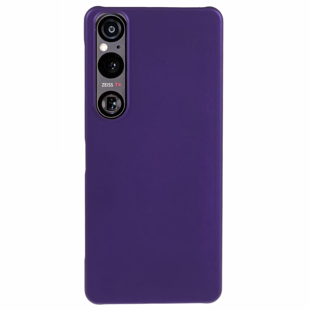 Dla Sony Xperia 1 VI Niepełny Pokrowiec Skóra w Dotyku Matowe Twarde PC Etui na Telefon