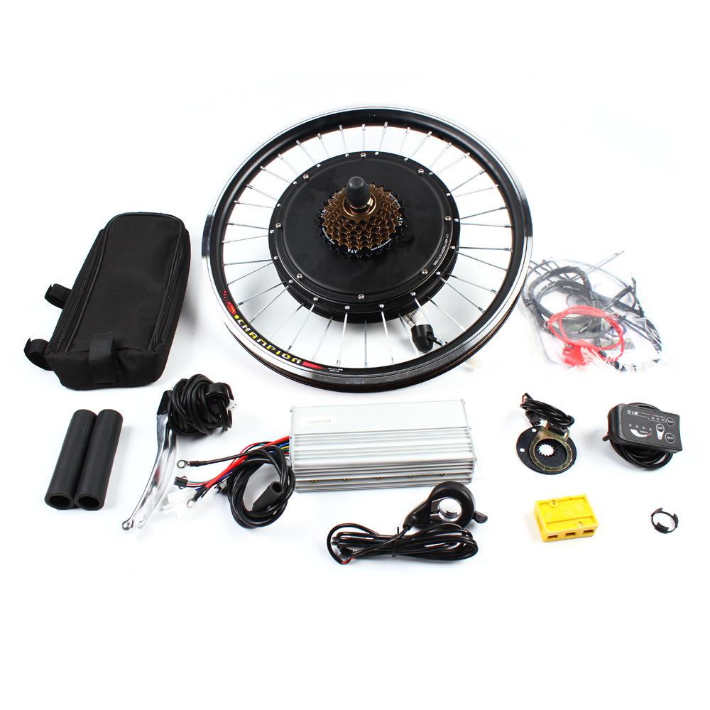 20-inch 48V 1000W Rear Wheel E-Bike Conversion Kit with LED Display