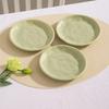 Cream Luxury Plate Bone Dish Household Food Grade Ceramic Snack Cake Dining Table Storage Decoration Ins