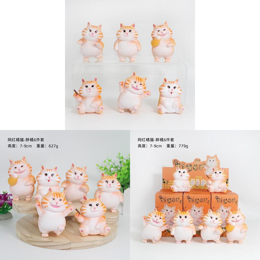Anime Cat Figurine Pvc Collectible Desk Toy For Cute Pet Enthusiasts