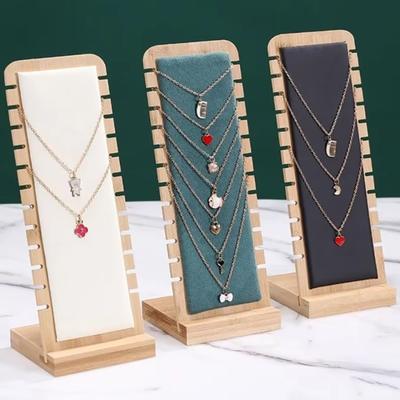 Bracelet Support Wooden Necklace Frame Large Capacity Jewelry Storage Rack Home Decors