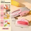 3-in-1 Knife Back Tool Compact Cutting Assist Tool Durable Kitchen Hand Guard  Kitchen