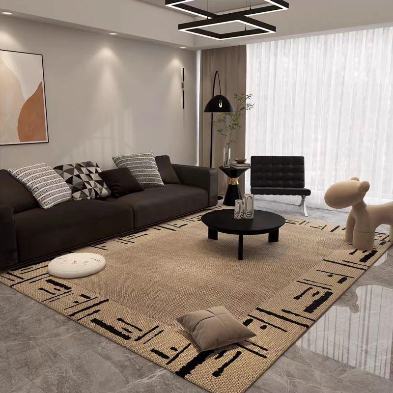 Vintage Light Luxury Non-slip Wear-resistant Living Room Rug, Stain-resistant and Easy to Clean Crystal Velvet Carpet for Full Coverage.