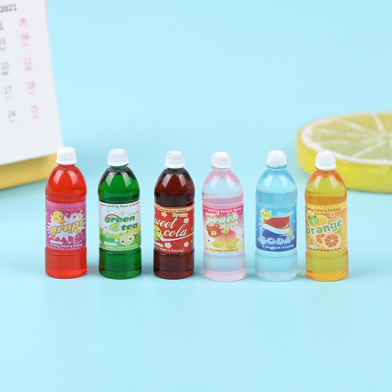 1 Set 1/12 Miniature Wine Bottles Dollhouse Kitchen Accessories - Mini Dolls House Living Room Accessories Beer Drink Bottles