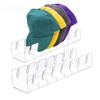 Storage Organization For Bedroom Acrylic Cap Storage Rack With Slots Baseball Cap Display Stand Cap Storage Container Household