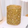 Fashion Women Sparkling Makeup Brush Bucket Cosmetic Storage Pen Box Makeup Brush Container Home Storage Box