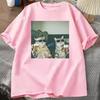 Vintage Funny Cool Cats Sunglasses Beer Cup Print T-Shirt Unisex Men Women Viral Meme Tabby Kitten Animal Lovers Daily Fashion 4