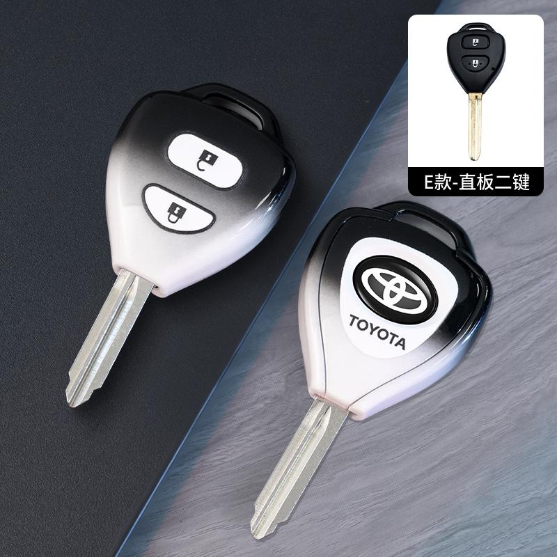 

For Toyota Camry Reiz Yaris Vitz Vios Rav4 Ractis Auris HiLux Corolla Fortuner Prado Verso 2/3 Buttons TPU Car Key Case Cover