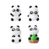 Carino Panda Piccolo Animale StatuettaDecorazione Giardino AccessoriScrivania AutoMicro-paesaggio Piccoli Ornamenti