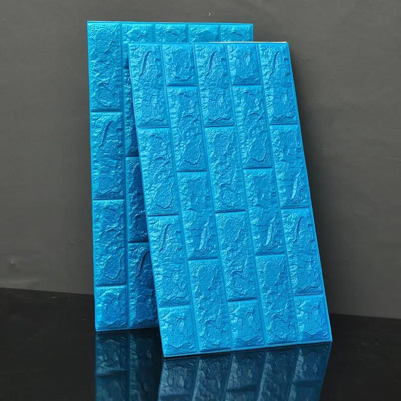 Thickened Stereoscopic Wallpaper Keep Warmer Anti-collision Stickers Moisture-proof Soft Package Wall Decorative Brick Pattern