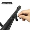 X Style Piano Keyboard Stand Adjustable and Portable Heavy Duty Music Stand with Anchoring Strap Black