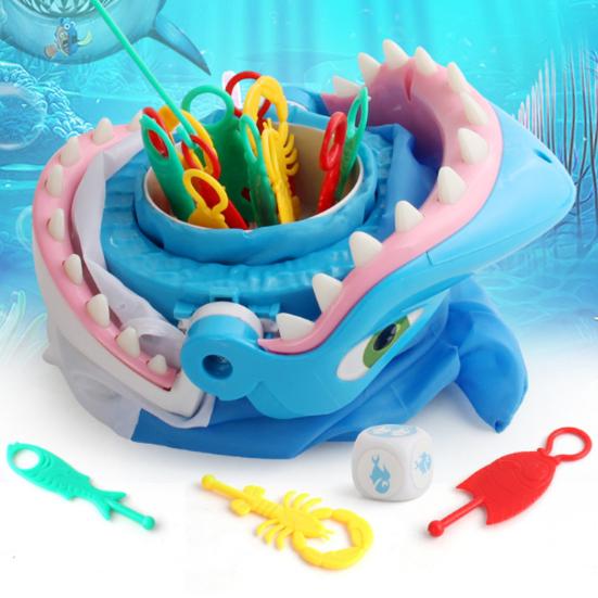 

Caihezhi Новая необычная интерактивная настольная игра для родителей и детей, хитрая игрушка «Белая акула кусается»