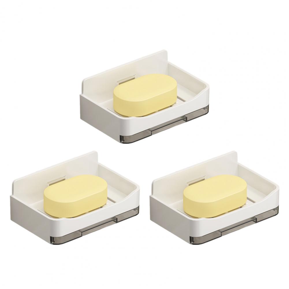 Bathroom Soap Holder Without Drilling Bathroom Shower Storage Soap Tray Mesh Rack Wall Soap Dish Organizer Bathroom Accessories