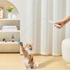 Electric Suction Cup Cat Toy Butterfly Flying Cat Toy Self-Entertaining Cat Toy Long Rod Steel Wire Cat Toy