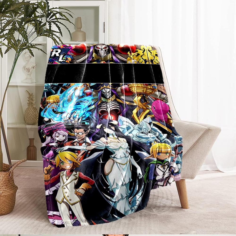 Overlord Theme Printed Blanket - Perfect for Couch, Bed, Travel & Outdoor Use | Machine Washable, Cozy & Durable.
