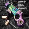 Metal Alloy Shell-Ejecting Toy Pistol Set Fun Shooting Sensory Toy Stress Relief EDC Office Desk Gadget Gift for Boys Adults