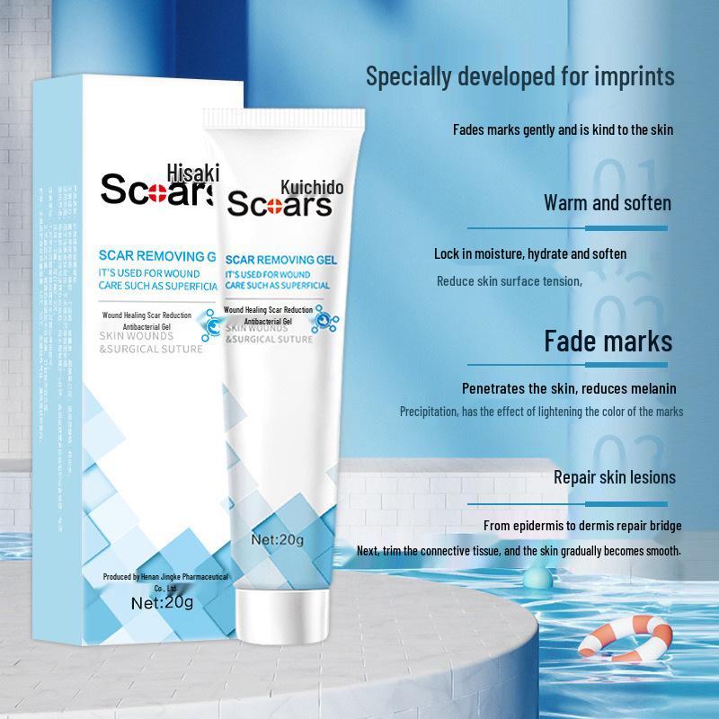 Gel Herbal Jiukitang pentru Repararea Cicatricilor: Compresă rece, estompează cicatricile post-acneice, semnele și tatuajele.