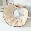 Big Brim Empty Top Hat Summer Outdoor Travel Sun Protection Hat Women's UV Protection Sun Hat Beach Sunshade Cotton and Linen Hat