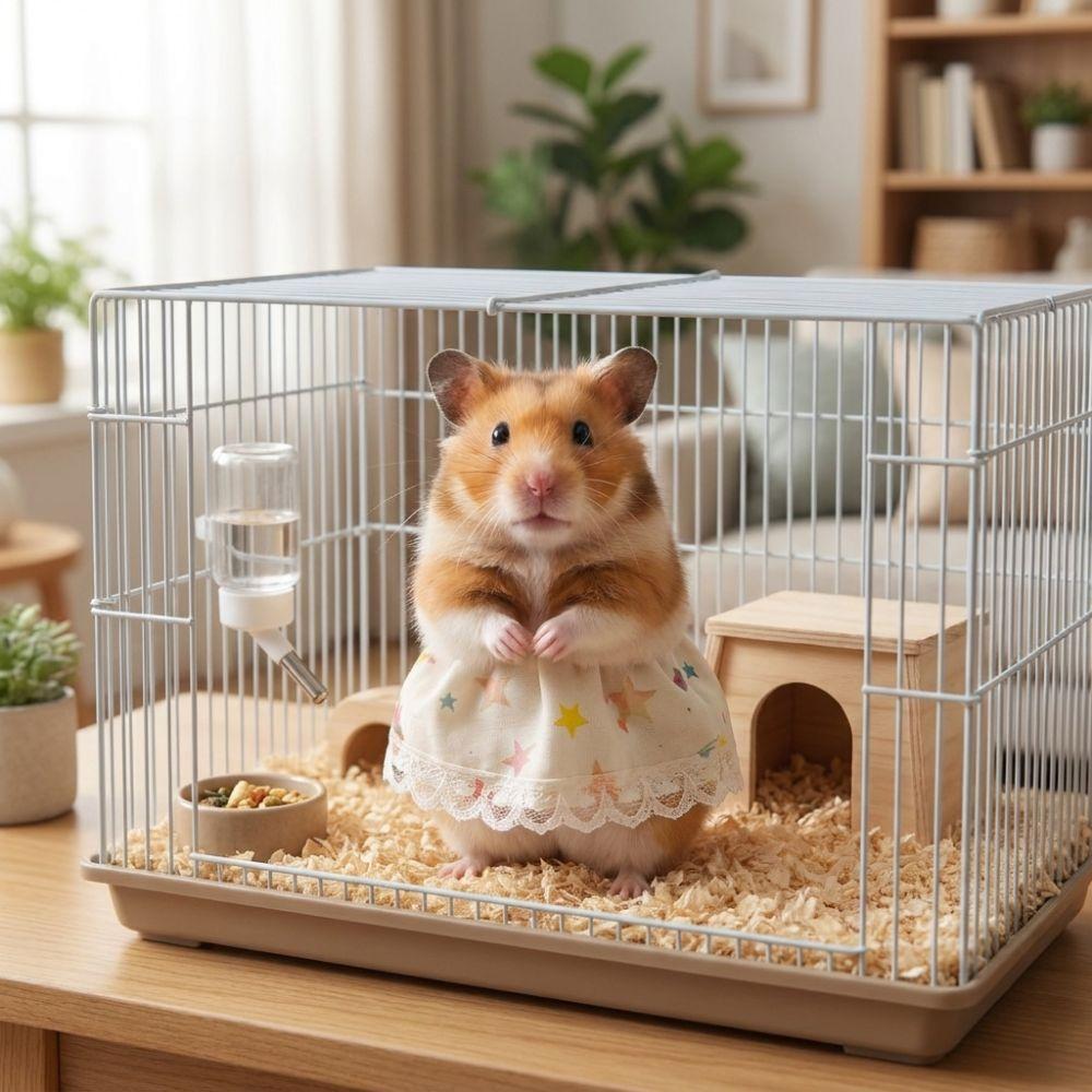 Soft Small Pet Bow Skirt Breathable Hamster Lace Skirt Floral Lace Hamster Dress Pet Party