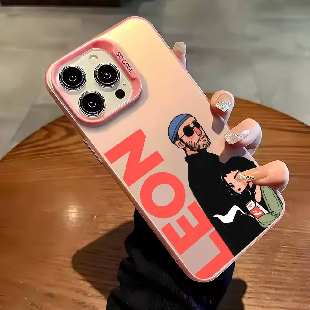 Leon T-the Professional Phone Case For iPhone 17,16,15,14,13,12,11,Pro Max,Plus Candy Silver Cover