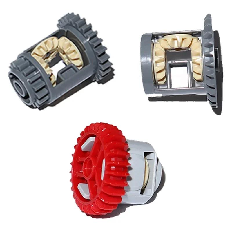 Building Blocks Differential Gears Self-Locking Bricks MOC Technical Parts Kits Framed Differential Set Pack 65413 65414 62821