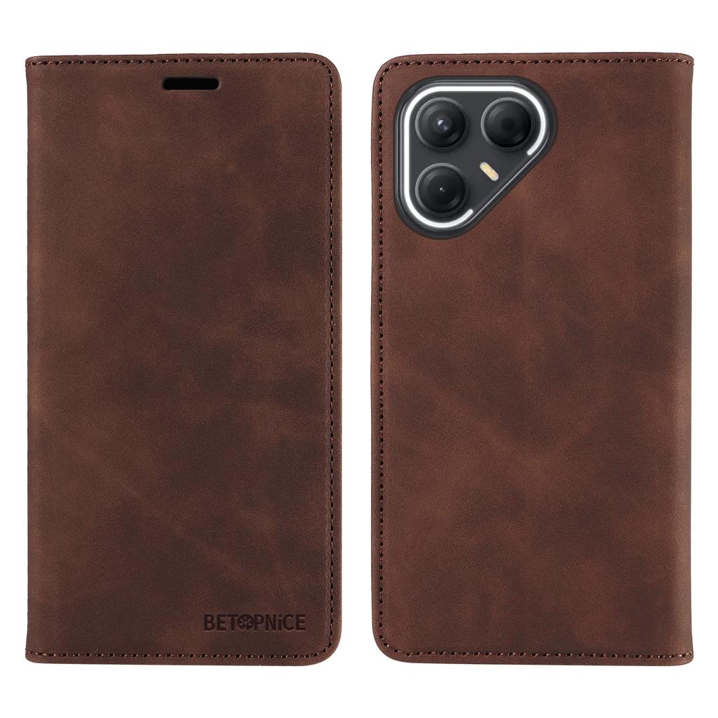 Für TECNO Pova 7 5G Hülle BETOPNICE Magnetverschluss RFID-Blockierendes Portemonnaie Ständer Leder Handyhülle