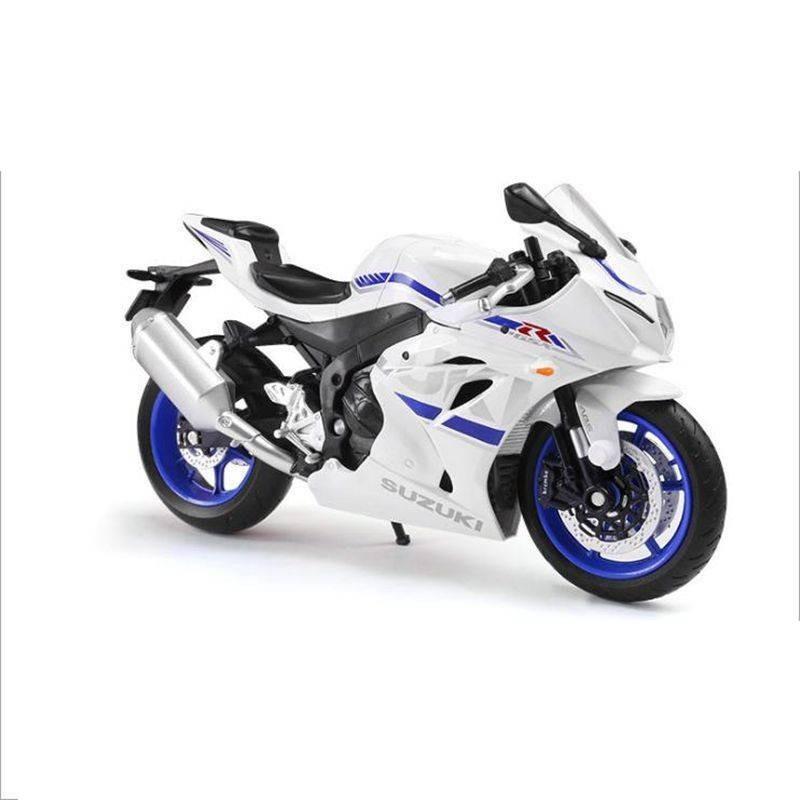 Motorcycle Model Alloy Toy With Inertia Function Design For Daily Gift Kids