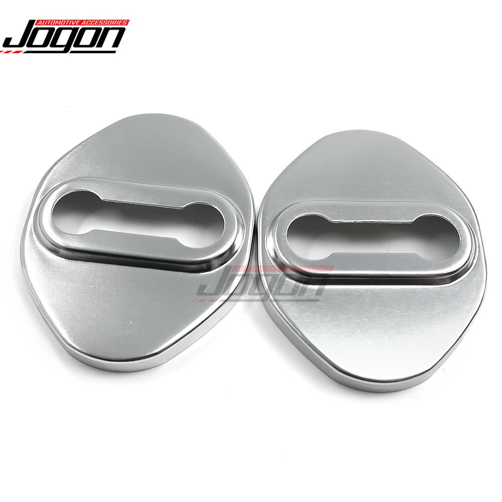 Stainless Steel 2pcs Car Interior Door Lock Buckle Cover Trim For Subaru BRZ 2024 Accessories Door Lock Protective