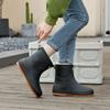 Fashion short tube women wear non-slip water shoes new rain boots kitchen rubber shoes water boots