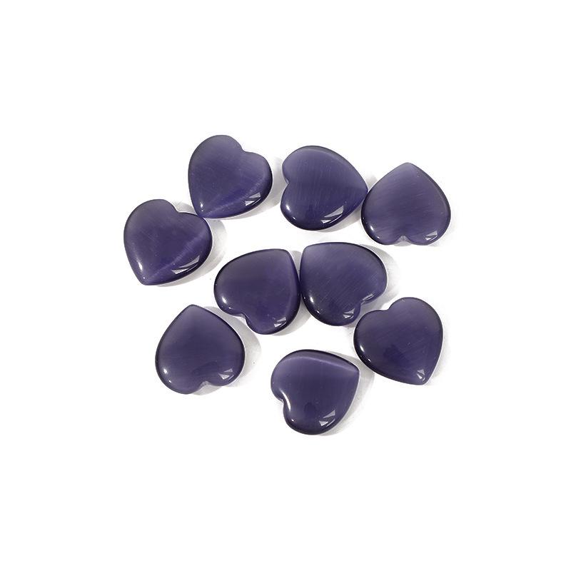 Natural Rose Quartz Heart-Shaped Crystal Gemstone - 2cm Polished Palm Stone