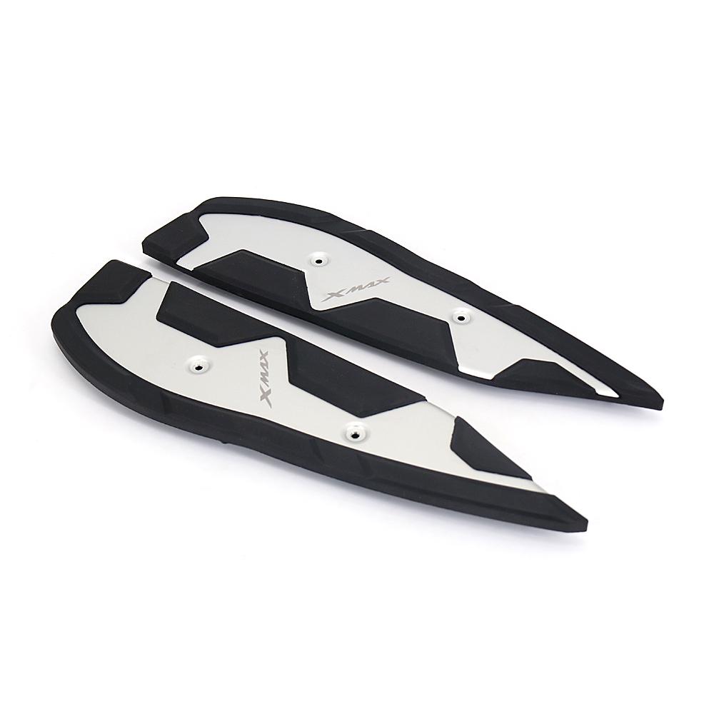 Motorrad Für YAMAHA XMAX 400 300 250 125 Pedal Rutschfestes Fußpolster Pedal Aluminium+Gummi X-MAX125 X-MAX250 X-MAX300 X-MAX400