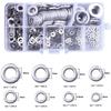 180Pieces Practical Penny Washers Sturdy Stainless Steel Portable Accessory for Various Applications Repair Tool
