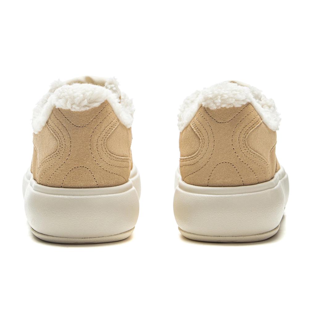 Li Ning Thermal Height Increasing Low Top Skateboard Shoes Women's Tea Brown AZGV270-1