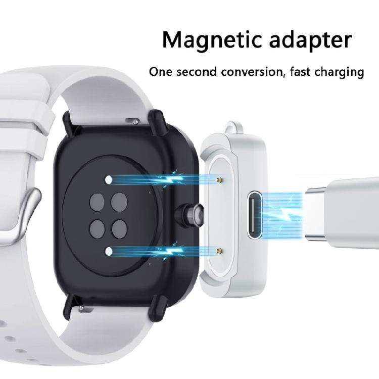 Efficient Type C Magnetic Fast Charging Head Connector Adapter Converter Suitable for GTR 2 Watch with Secure Connection