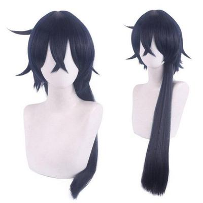 Peluca de Cosplay del Anime The Case Study of Vanitas-Vanitas, pelo sintético resistente al calor, accesorios para fiesta de Halloween y Carnaval