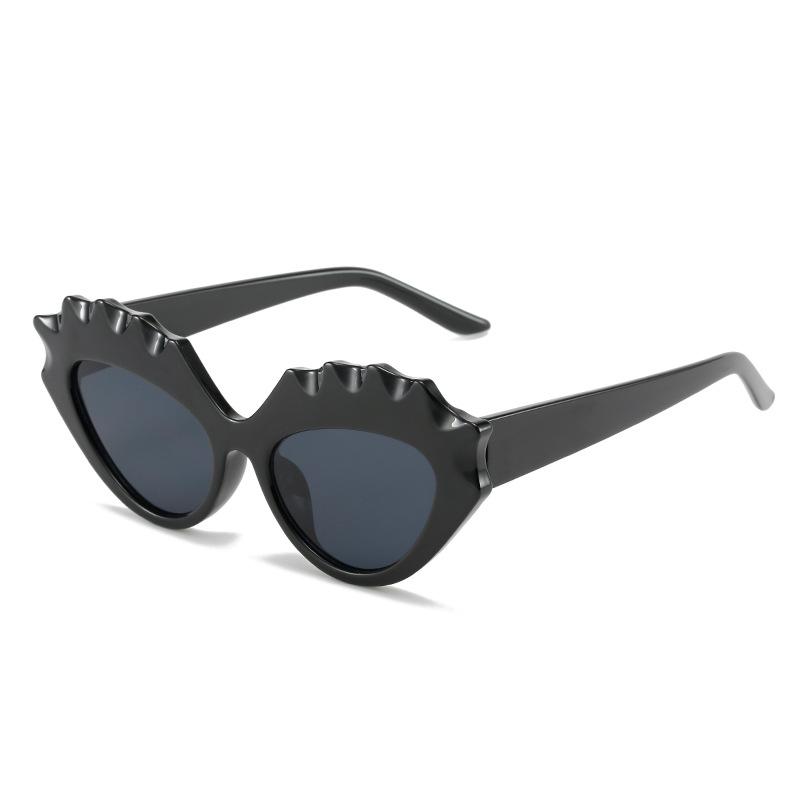 Cat Eye Sunglasses Milan Fashion Show Personalized Glasses Internet Celebrities With Contrasting Sunglasses new product