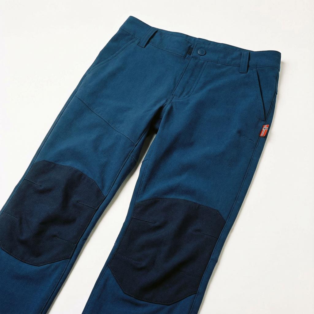 Children's Sports Trousers Trollkids Hammerfest Pants Pro Outdoor Training Navy Blue (856-142)