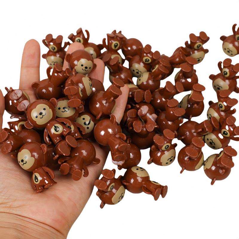30Pcs Cute Mini Monkey Dolls Tumbler Toys For Kids Birthday Party Favors Baby Shower Giveaways Gifts Pinata Fillers Goodie Bag