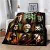 Heavy Metal Music Throws Blanket for Kids Couch Sofa Travel Home Hiking Picnic Beding Super Soft Flannel Blanket Birthday Gift