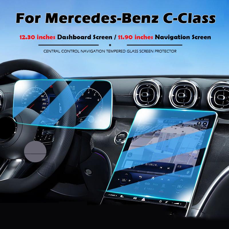 For Mercedes Benz C-Class 350 E L V (W206) -2025 Car GPS Navigation Center Touch Dashboard Tempered Glass Screen Protector
