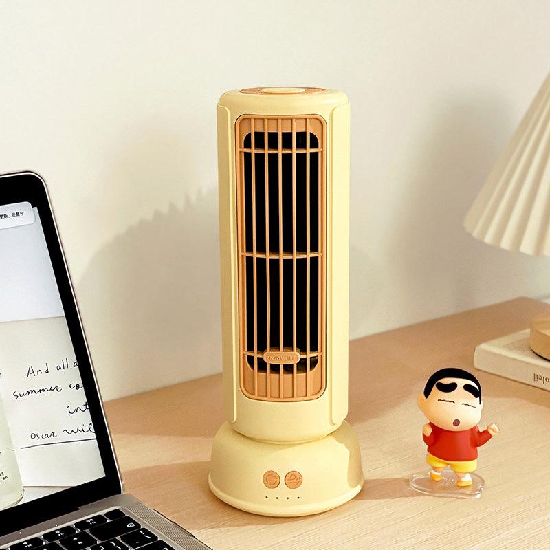 2026 Silent Mini USB Fan - Oscillating, Strong Wind for Desktop, Handheld, Outdoor, Dorms Default Option