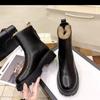 Women's New Style Shoes with Thick Padded Soles and Cotton Uppers, Unique Shoes, Short Boots