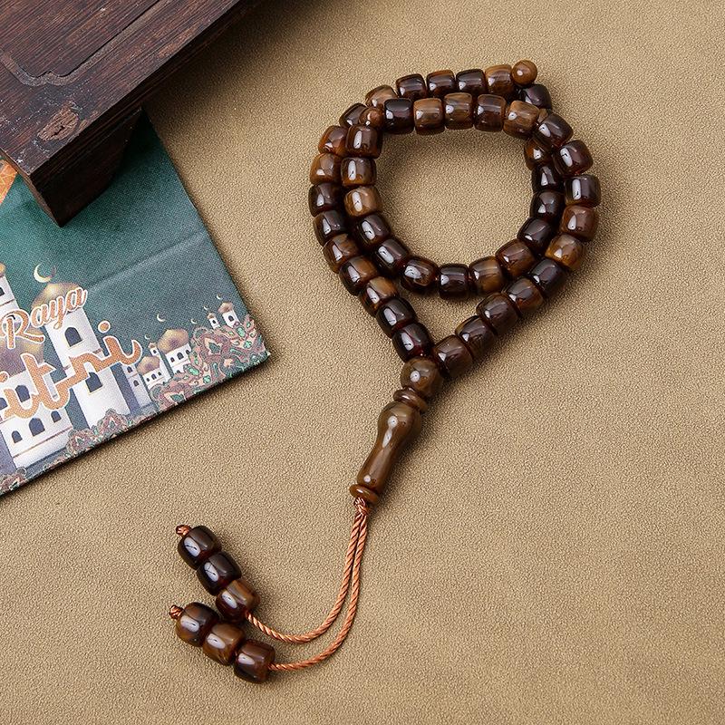 Muslim 45-Bead Tasbih 8x10mm Islamic Prayer Beads Rosary