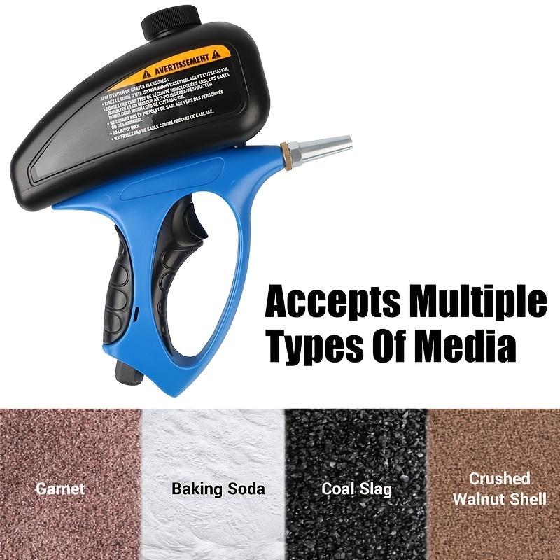 1pc Manual Pneumatic Sandblaster Gun - Air-Powered Sand Blaster with Small Nozzle for Rust Removal Sand Smedia Blasting